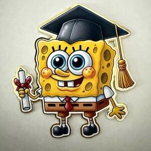 Sponge Bob Cut Out Graduation Leis Topper
SKU2298